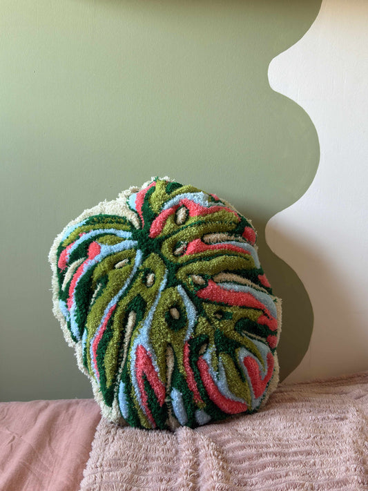 coussin monstera